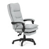 Kancelářské křeslo, synchronní mechanismus, stříbrná látka, KA-Y350 SIL