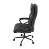 Kancelářské křeslo, houpací mechanismus, černá ekokůže, KA-Y346 BK