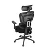 Kancelářská židle, synchronní mechanismus, černá síťovina, KA-Y358 BK