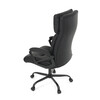 Kancelářské křeslo, houpací mechanismus, černá ekokůže, KA-Y346 BK