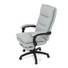 Kancelářské křeslo, synchronní mechanismus, stříbrná látka, KA-Y350 SIL