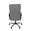 Kancelářské křeslo, houpací mechanismus, šedá ekokůže, KA-Y346 GREY