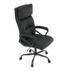 Kancelářské křeslo, houpací mechanismus, černá ekokůže, KA-Y346 BK