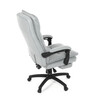 Kancelářské křeslo, synchronní mechanismus, stříbrná látka, KA-Y350 SIL