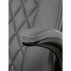 Kancelářské křeslo, houpací mechanismus, šedá ekokůže, KA-Y344 GREY