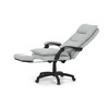 Kancelářské křeslo, synchronní mechanismus, stříbrná látka, KA-Y350 SIL
