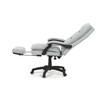 Kancelářské křeslo, synchronní mechanismus, stříbrná látka, KA-Y350 SIL