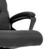 Kancelářské křeslo, houpací mechanismus, černá ekokůže, KA-Y346 BK