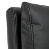 Kancelářské křeslo, houpací mechanismus, černá ekokůže, KA-Y346 BK