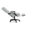 Kancelářské křeslo, synchronní mechanismus, stříbrná látka, KA-Y350 SIL