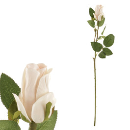 Růže - umělá řezaná květina, barva meruňková