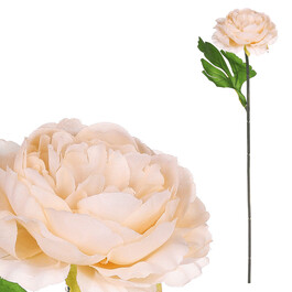 Pivoňka - umělá řezaná květina, žlutá