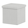 Taburet s úložným prostorem, krémová, manšestrová látka, TAB-471 CRM6