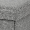 Taburet s úložným prostorem, šedá, látka, TAB-461 GREY2