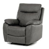 Polohovací křeslo, šedá, látka vintage, TV-4092 GREY3