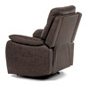 Polohovací křeslo, hnědá, látka vintage, TV-4092 BR3