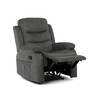 Polohovací křeslo, šedá, látka, TV-4086 GREY2