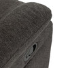 Polohovací křeslo, šedá, látka, TV-4086 GREY2