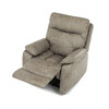 Polohovací křeslo, béžová, látka vintage, TV-4092 LAN3