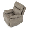 Polohovací křeslo, béžová, látka vintage, TV-4092 LAN3