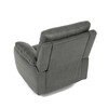 Polohovací křeslo, šedá, látka vintage, TV-4092 GREY3