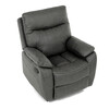Polohovací křeslo, šedá, látka vintage, TV-4092 GREY3