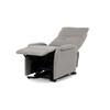 Polohovací křeslo, elektrické kabelové ovládání, krémová, látka, TV-5482 CRM2
