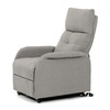 Polohovací křeslo, elektrické kabelové ovládání, krémová, látka, TV-5482 CRM2