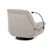 Polohovací křeslo, elektrické zabudované ovládání, béžová, látka, TV-7081 LAN2