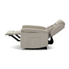 Polohovací křeslo, elektrické kabelové ovládání, béžová, látka, TV-7072 LAN2