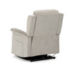Polohovací křeslo, elektrické kabelové ovládání, béžová, látka, TV-7072 LAN2