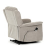 Polohovací křeslo, elektrické kabelové ovládání, béžová, látka, TV-7072 LAN2