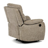 Relaxační křeslo, elektrické bezdrátové ovládání, béžová, látka vintage, TV-4094 LAN3
