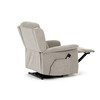 Polohovací křeslo, elektrické kabelové ovládání, béžová, látka, TV-7072 LAN2