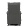 Polohovací křeslo, elektrické kabelové ovládání, šedá, látka, TV-5482 GREY2