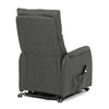 Polohovací křeslo, elektrické kabelové ovládání, šedá, látka, TV-5482 GREY2