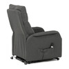 Polohovací křeslo, elektrické kabelové ovládání, šedá, látka, TV-5482 GREY2