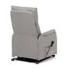 Polohovací křeslo, elektrické kabelové ovládání, krémová, látka, TV-5482 CRM2
