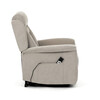 Polohovací křeslo, elektrické kabelové ovládání, béžová, látka, TV-7072 LAN2