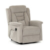 Polohovací křeslo, elektrické kabelové ovládání, béžová, látka, TV-7072 LAN2