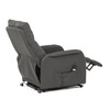 Polohovací křeslo, elektrické kabelové ovládání, šedá, látka, TV-5482 GREY2
