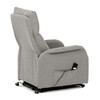 Polohovací křeslo, elektrické kabelové ovládání, krémová, látka, TV-5482 CRM2