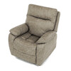Relaxační křeslo, elektrické bezdrátové ovládání, béžová, látka vintage, TV-4094 LAN3
