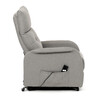 Polohovací křeslo, elektrické kabelové ovládání, krémová, látka, TV-5482 CRM2