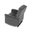 Polohovací křeslo, elektrické kabelové ovládání, šedá, látka, TV-7072 GREY2