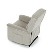 Polohovací křeslo, elektrické kabelové ovládání, béžová, látka, TV-7072 LAN2