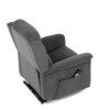 Polohovací křeslo, elektrické kabelové ovládání, šedá, látka, TV-7072 GREY2