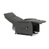 Polohovací křeslo, elektrické kabelové ovládání, šedá, látka, TV-5482 GREY2