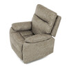 Relaxační křeslo, elektrické bezdrátové ovládání, béžová, látka vintage, TV-4094 LAN3