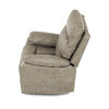 Relaxační křeslo, elektrické bezdrátové ovládání, béžová, látka vintage, TV-4094 LAN3